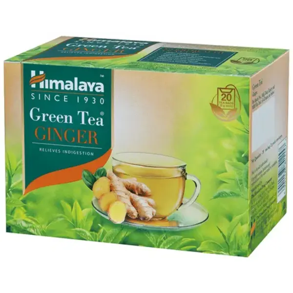 Himalaya Green Tea Sachet (2gm Each) Ginger